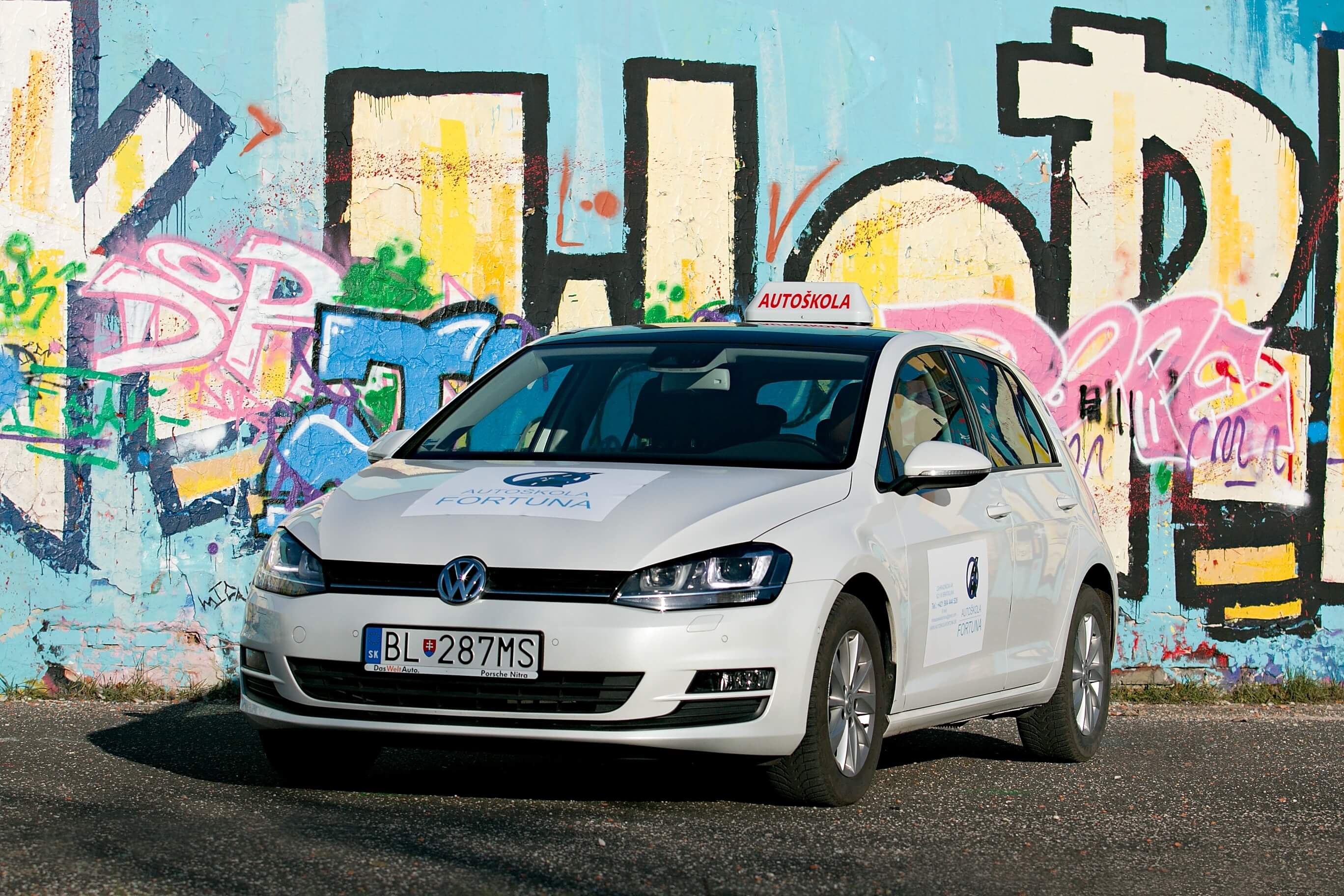 Výučbové vozidlo Autoškoly Fortuna v Bratislave